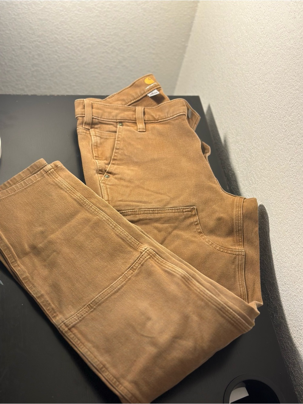 Carhartt Tan Womans Cargo Work Pants